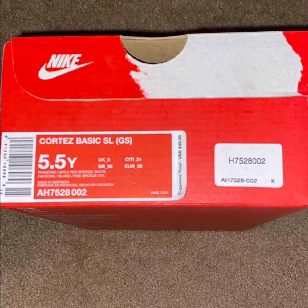 Cortez Metallic Bronze White